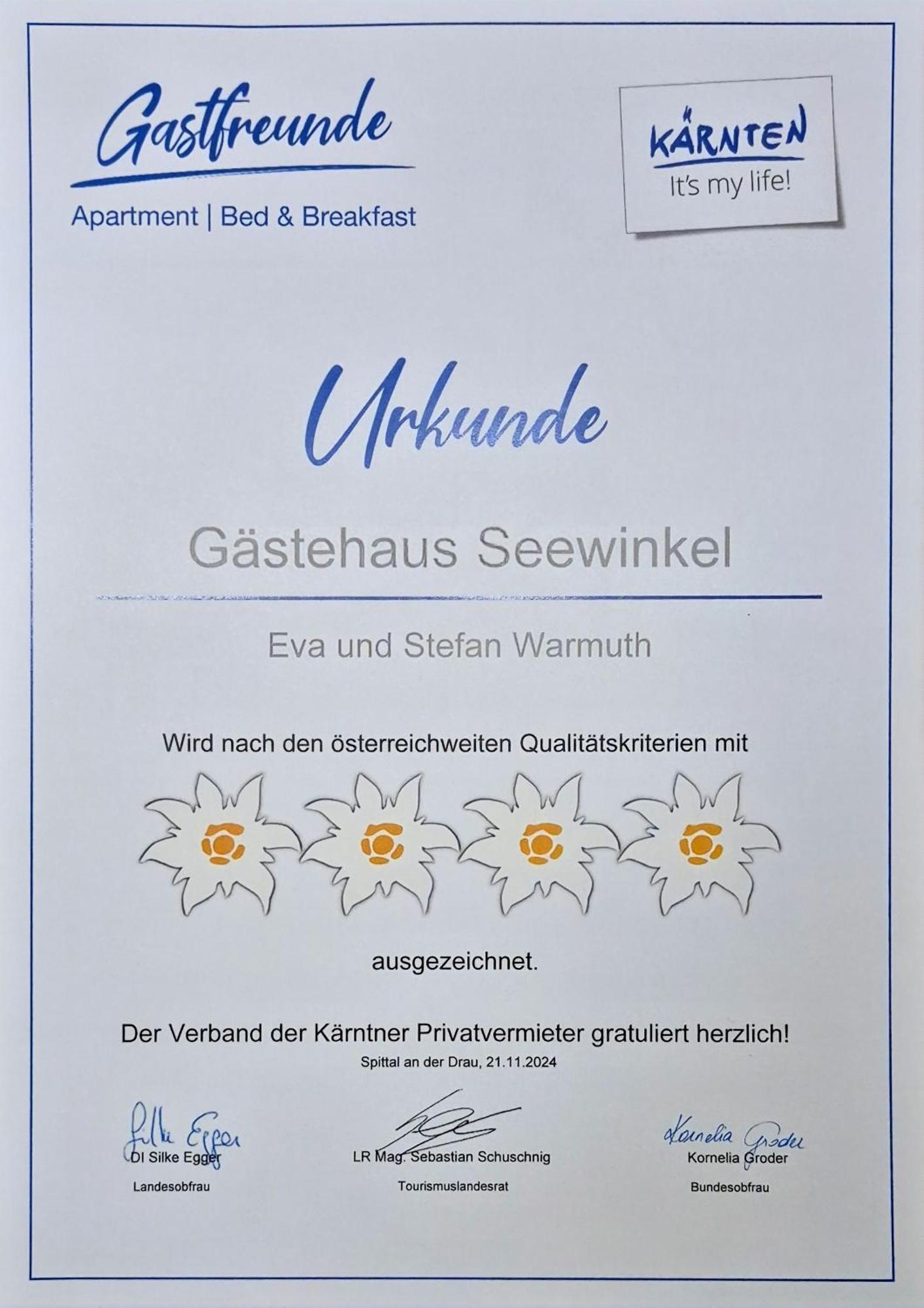Gaestehaus Seewinkel Presseggersee Exteriör bild